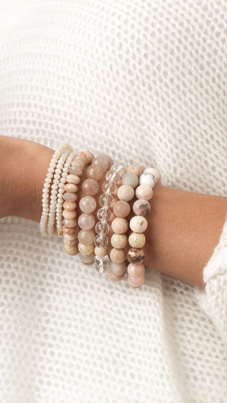 Neutral Toned Bracelet Stack