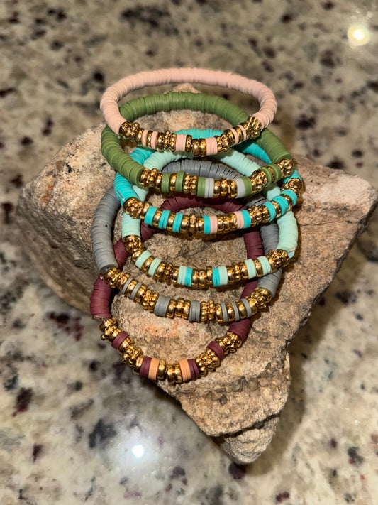 Bohemian Colorful Stackable Bracelets